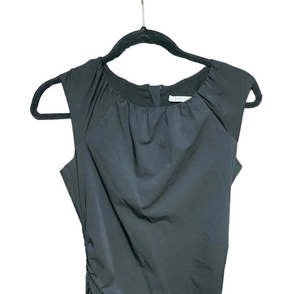 Diane Von Furstenberg Tulipan Black Ruched Dress LBD‎ Size US 4 - Picture 3 of 12